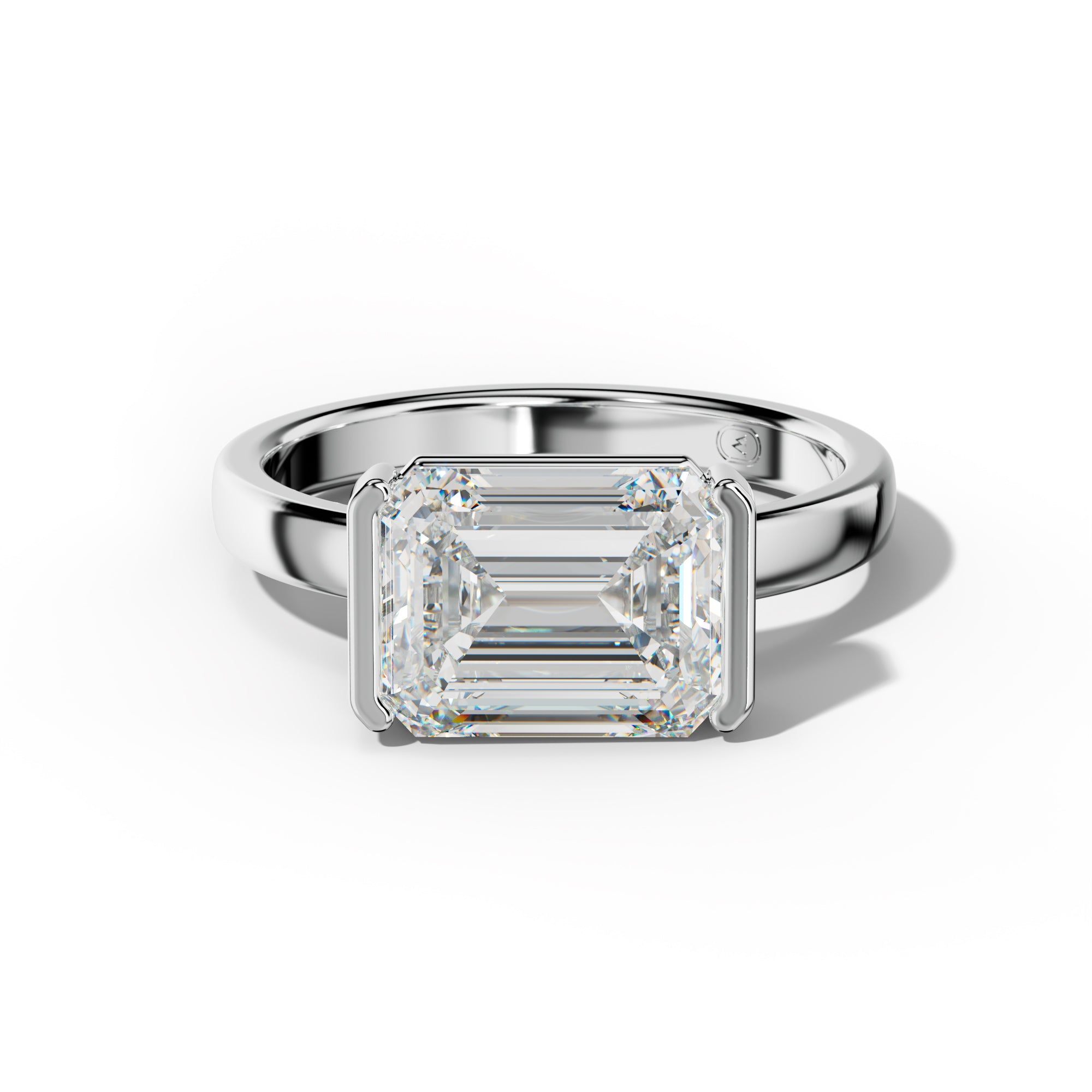 Delilah Emerald Cut Engagement Ring